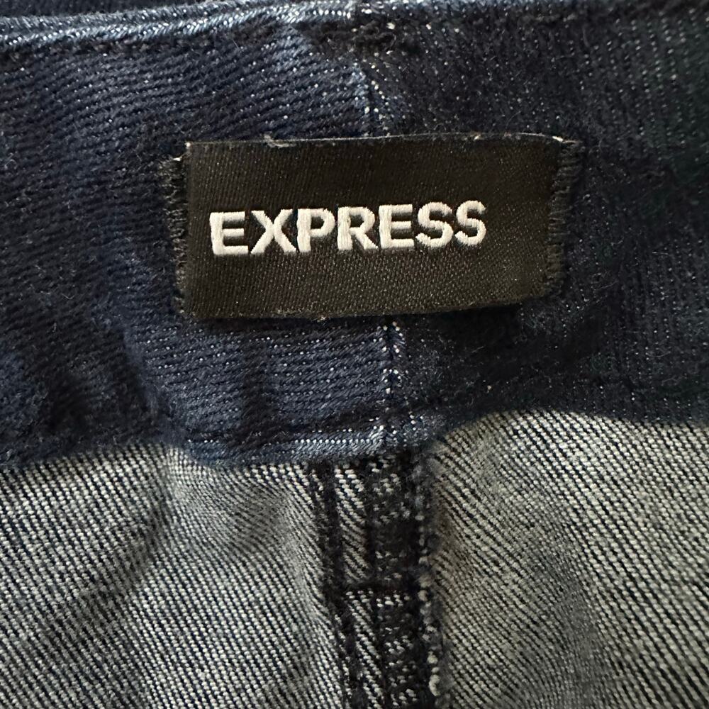 Express Dark Blue Skinny Jeans - Picture 7 of 7